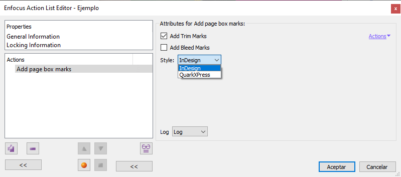 Add page box marks (bleed and trim) with Enfocus PitStop.