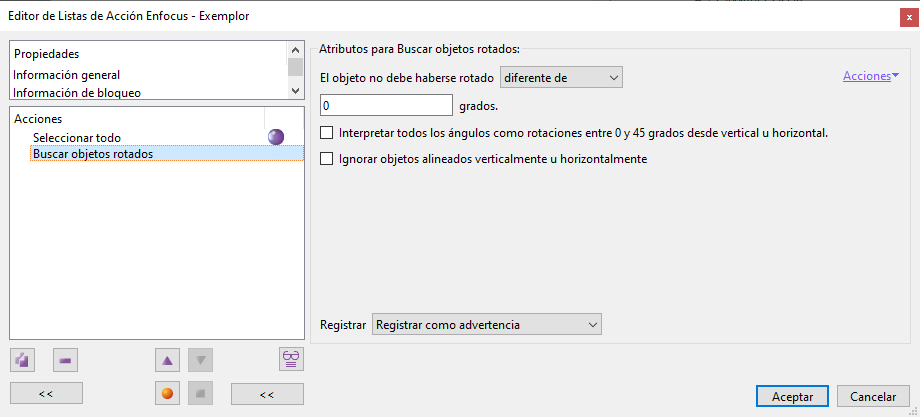 Buscar objetos girados dentro de un PDF con Enfocus PitStop,