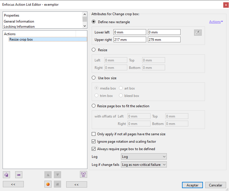 Change CropBox.