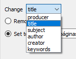 Change PDF metadata with PitStop.