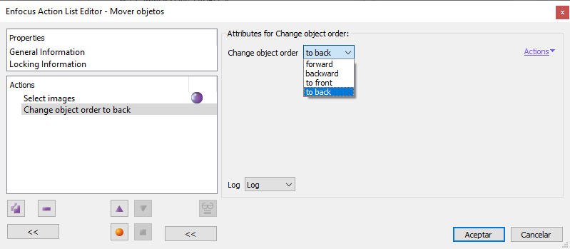 Change object order of objects with PitStop.