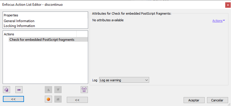 Check for PostScript fragments in a PDF with PitStop.