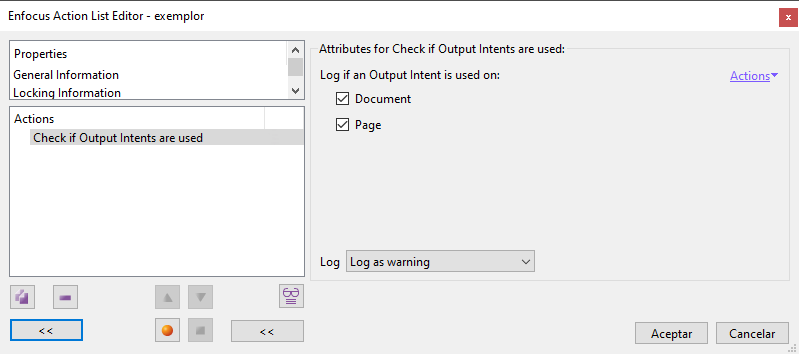 Check if output intents are used.