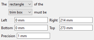 Checking the coordinates of the page.