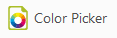 The icon of the color picker in Enfocus PitStop.