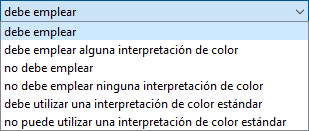 Comprobar los propósitos de interpretación.