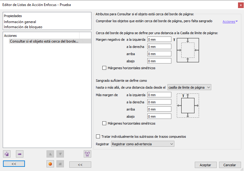 Check if object is close to the page edge