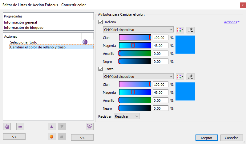 Convertir el color de todo salvo imágenes con PitStop.