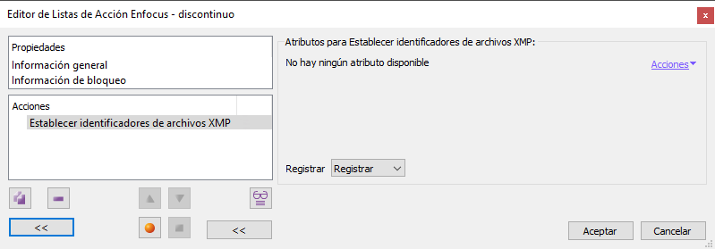 Establecer los identificadores XMP de un PDF con Enfocus PitStop.