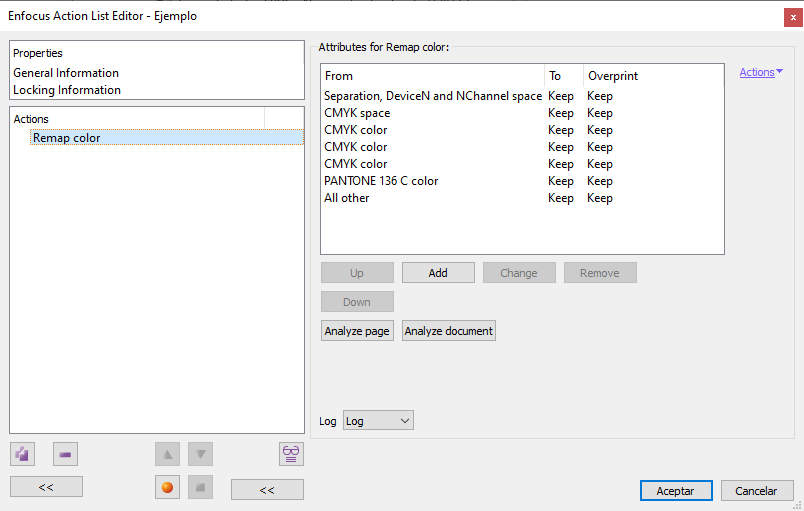 Remap colors in Enfocus PitStop.