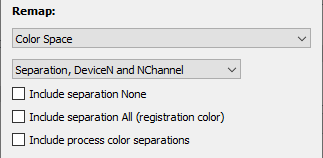 Remap colors in Enfocus PitStop.