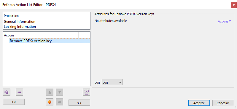 Remove PDF/X version key with PitStop.