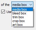 Scale page boxes of a PDF with PitStop.