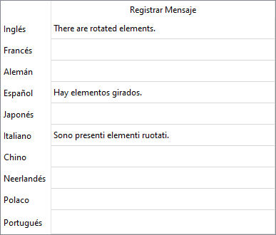 Selección de registro.