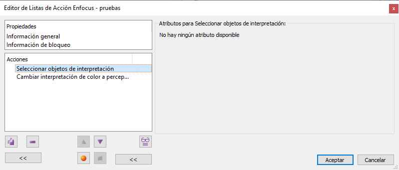 Seleccionar objetos que tengan algún propósito de interpretación con PitStop.