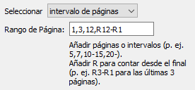 Seleccionar páginas por su colocación con PitStop.