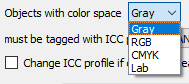 Tag objects with ICC profile in PitStop.