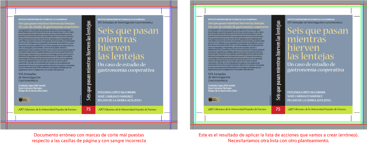 Resultado erróneo de aplicar la lista a un documento para el que no sirve.