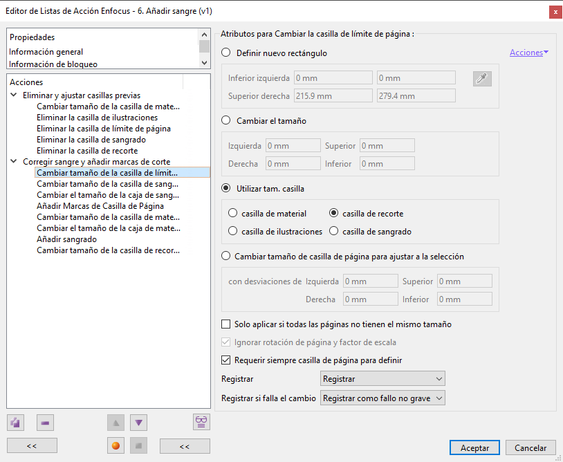 Añadir sangre a un PDF.