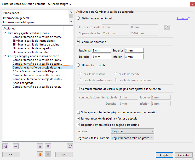 Añadir sangre a un PDF.